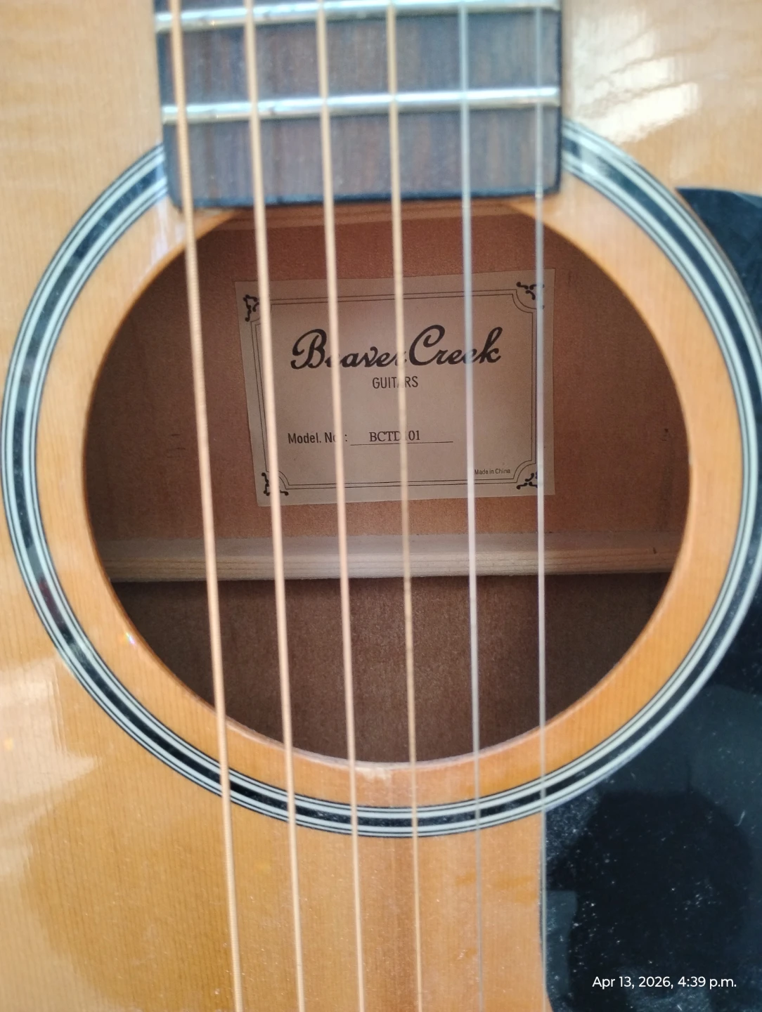 Brave Creek Acoustic Guitar BCTD-01