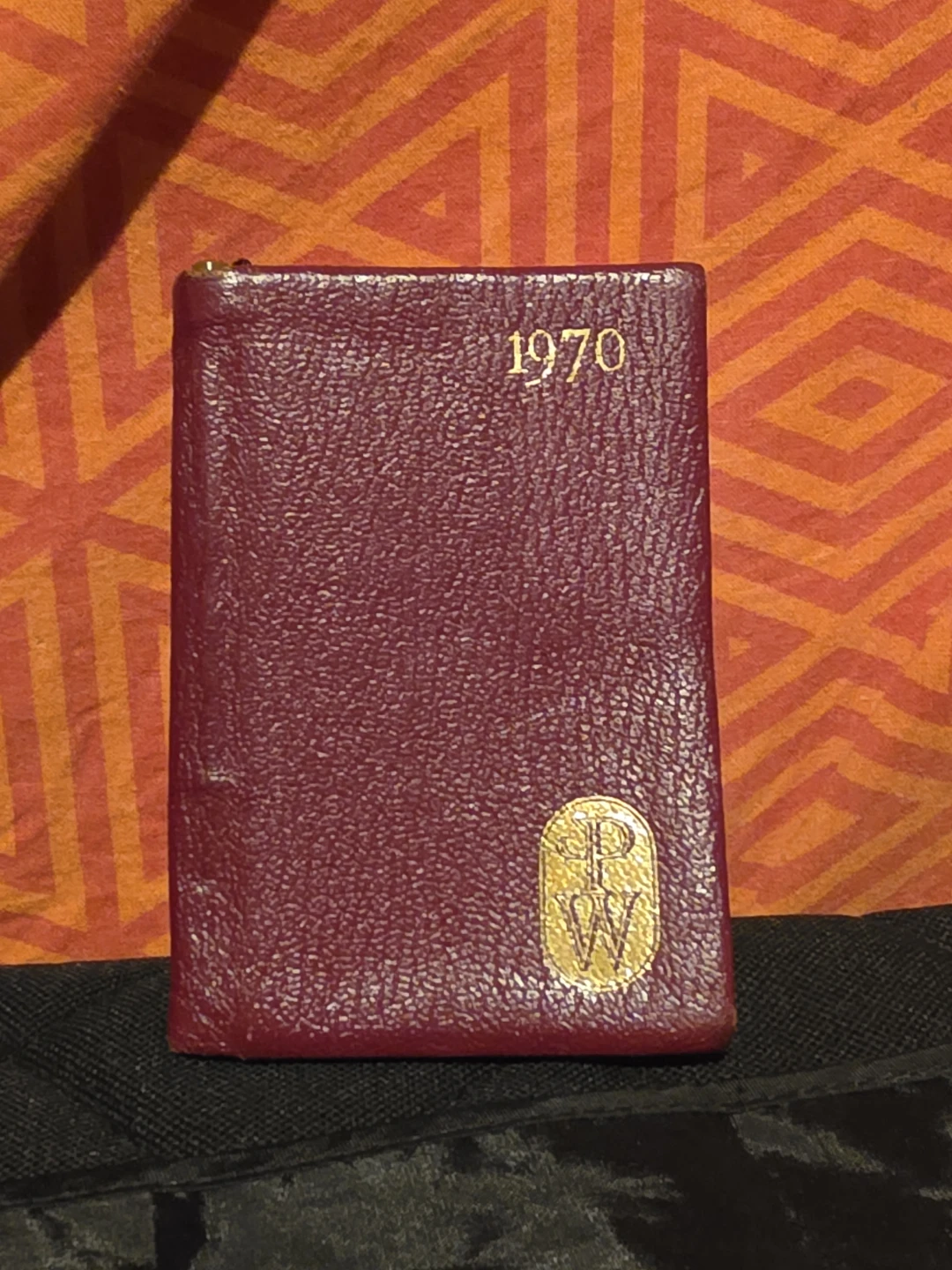 vintage miniature diary or notebook, likely from the year 1970
