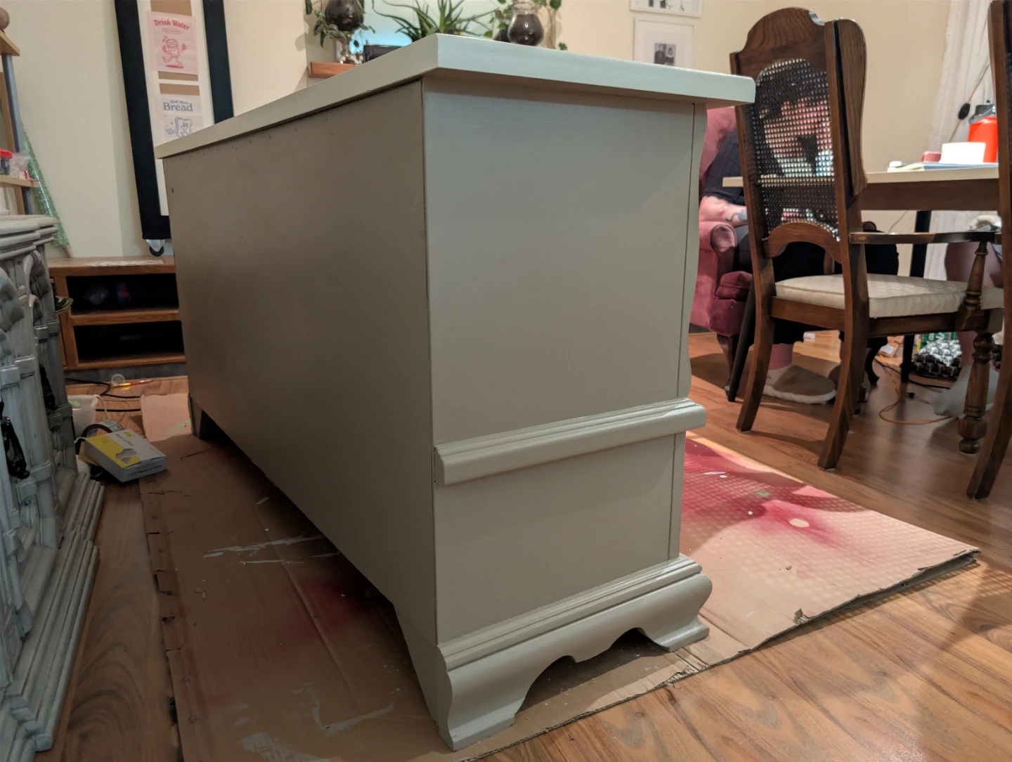 Antique Grey Dresser - photo 3