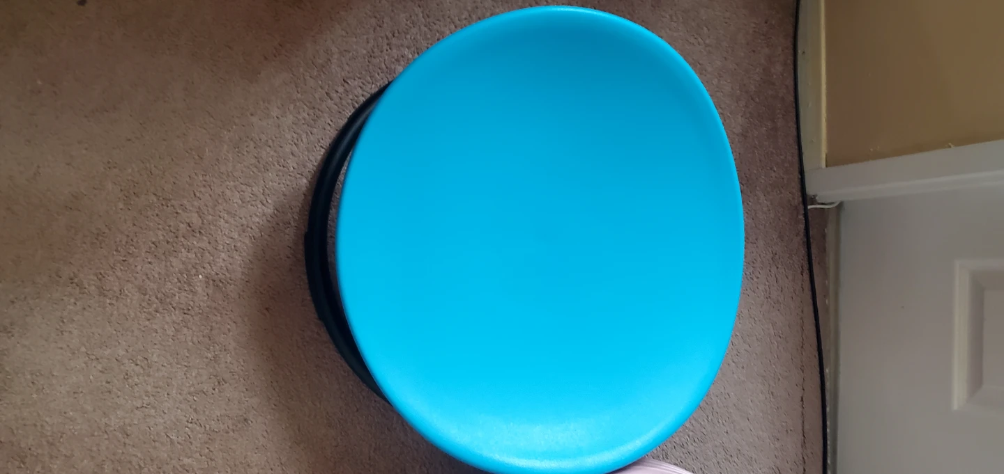 Blue Swivel Stool