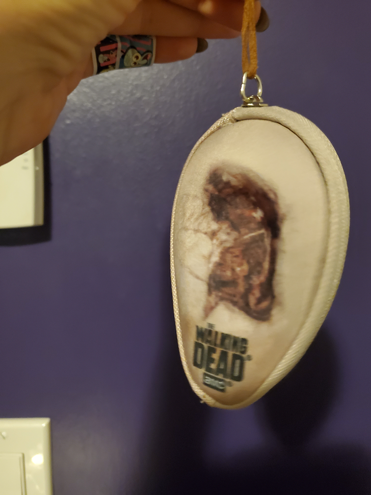 The Walking Dead AMC zippered zombie coin-pouch - photo 3