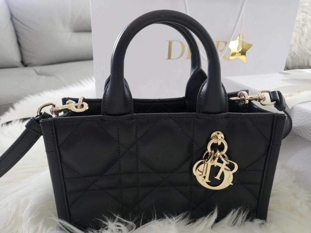 Dior Black mini book tote bag - photo 2