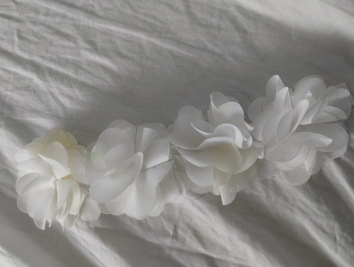 White Flower Headband - photo 2