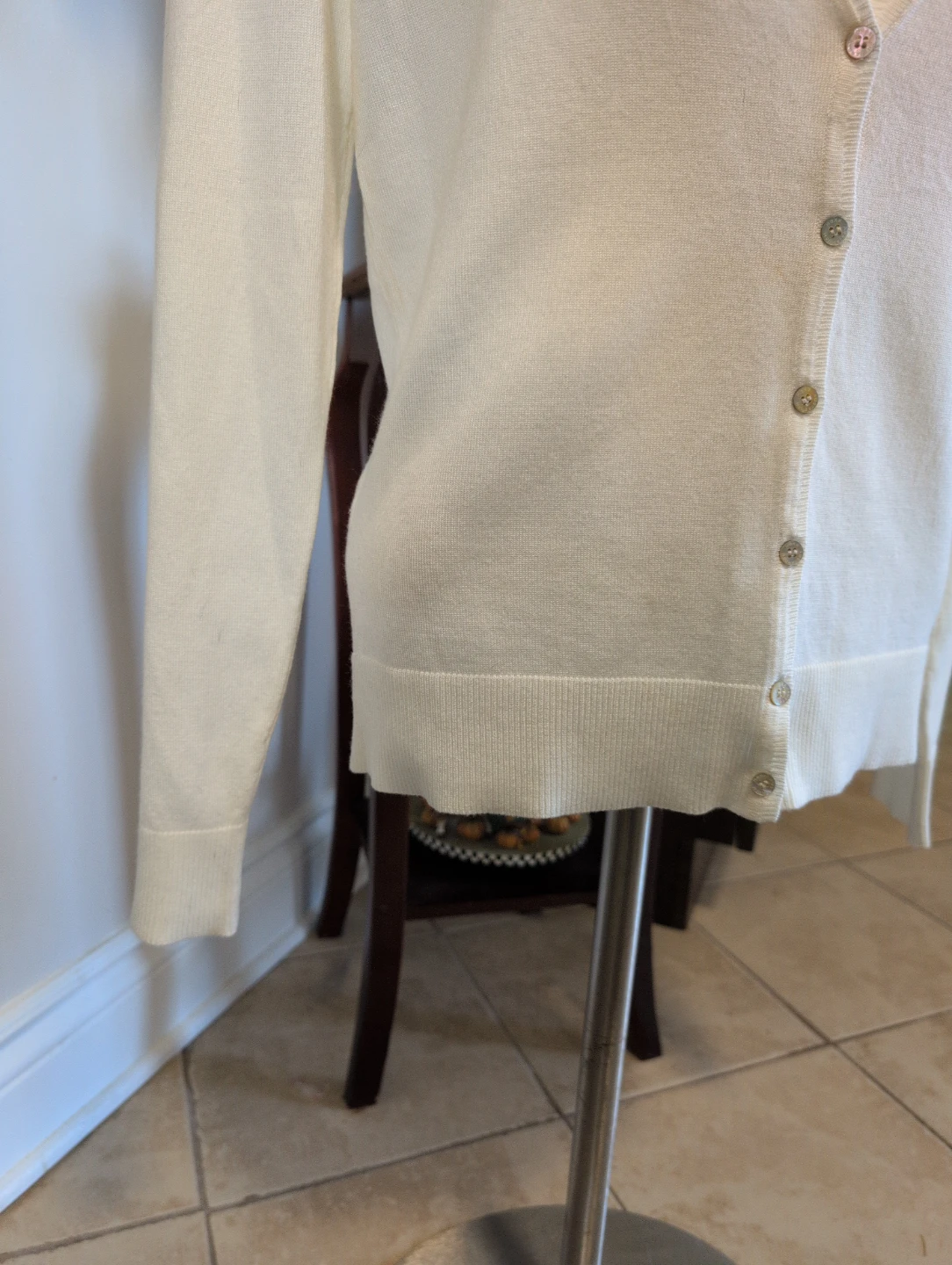 Mexx Cream Cardigan Sweater Size S - photo 2