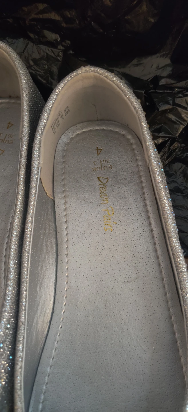 Dream Pairs Glitter Ballet Flats - Size 4 youth - photo 2