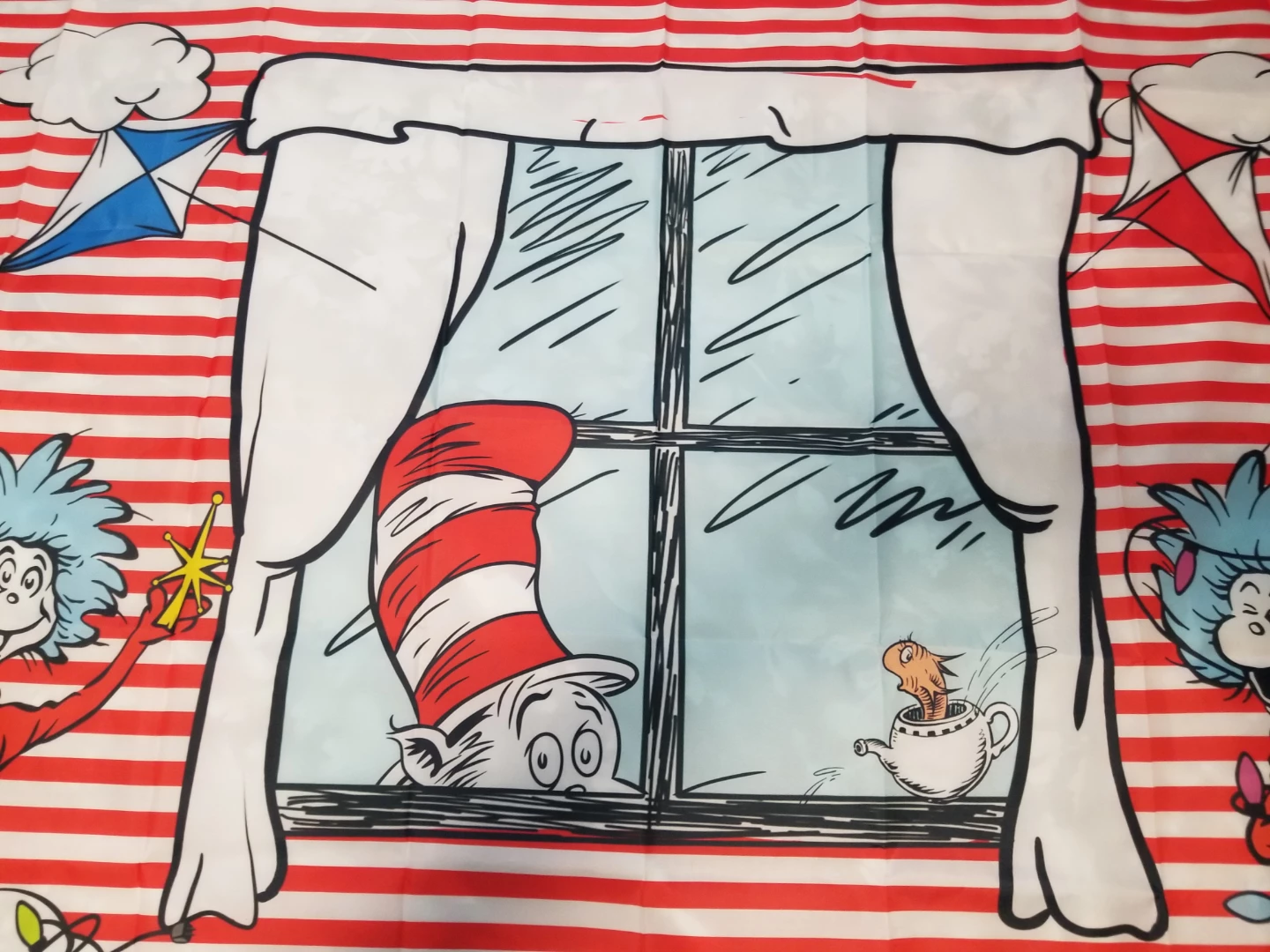 The Cat in the Hat Fabric Panel