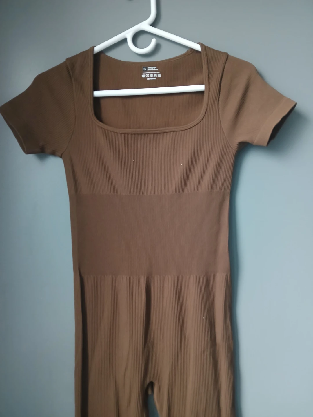 Brown Ribbed Jumpsuit - photo 3