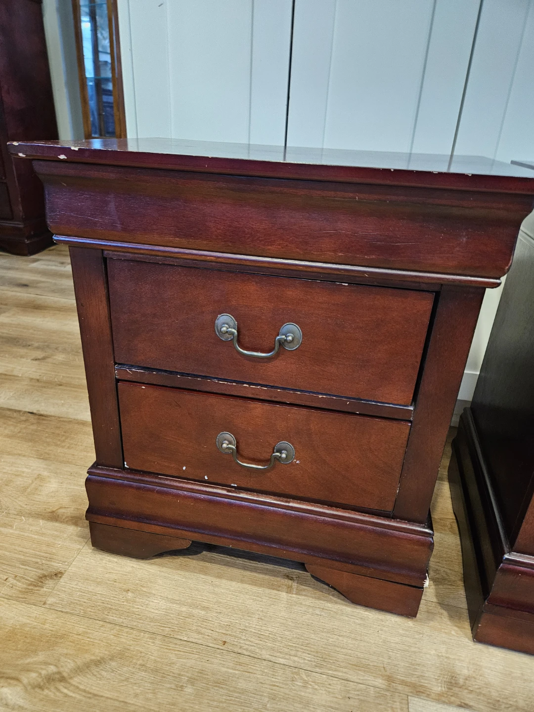 Cherry Wood Nightstands (Set of 2) - photo 4