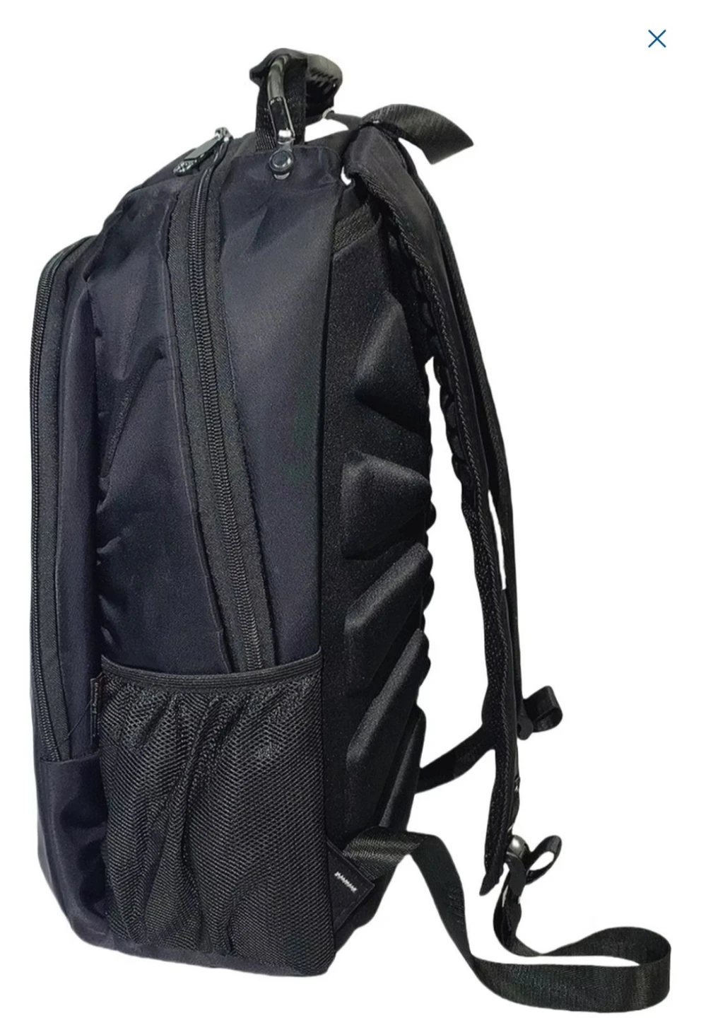 Black Backpack with Padded Straps - photo 4