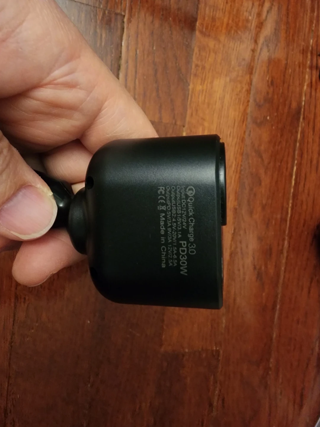 PD 30W Car Charger with USB-C and USB-A Ports - photo 3
