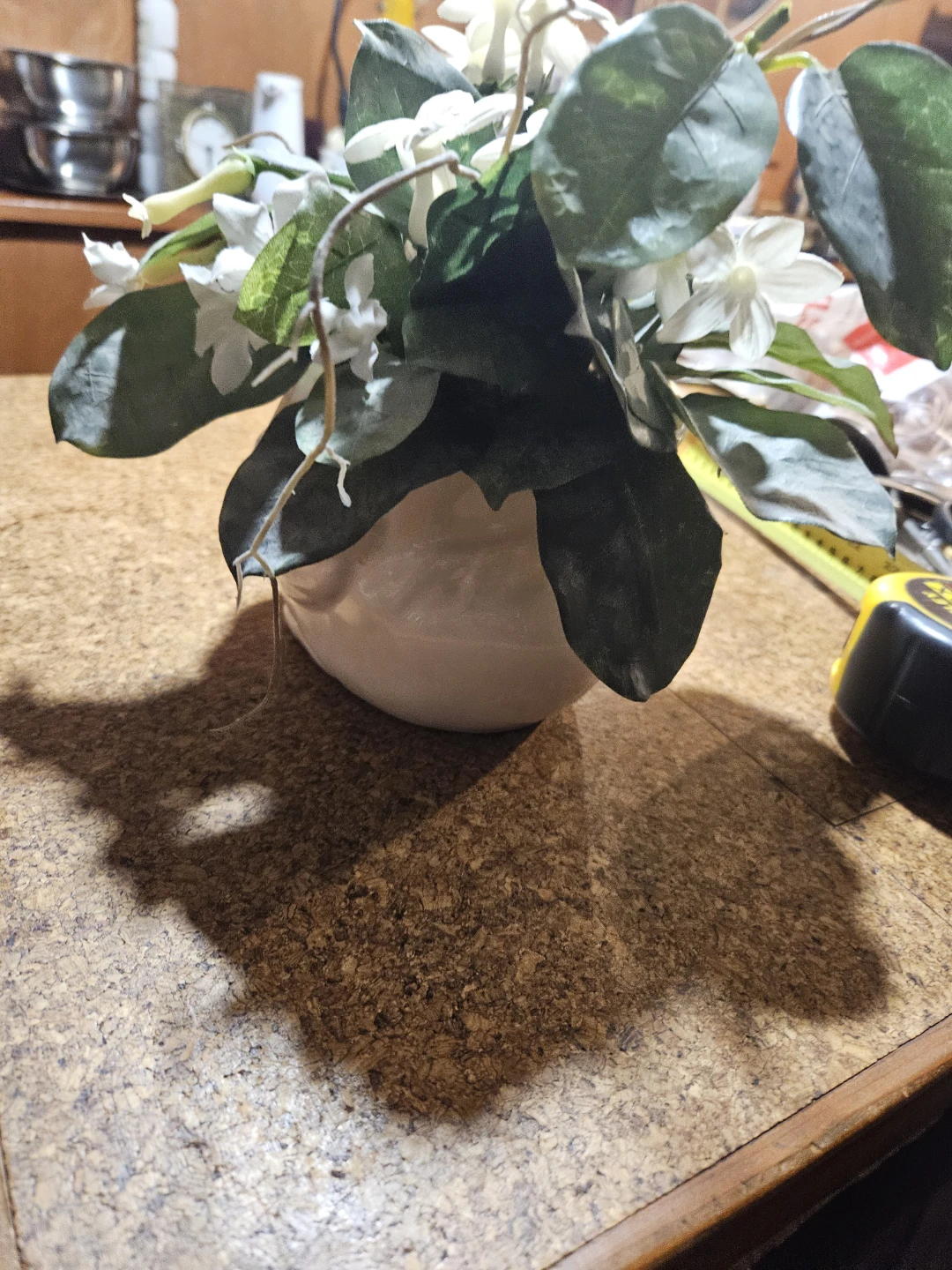 Ceramic Swan Planter with Faux Flowers - photo 4