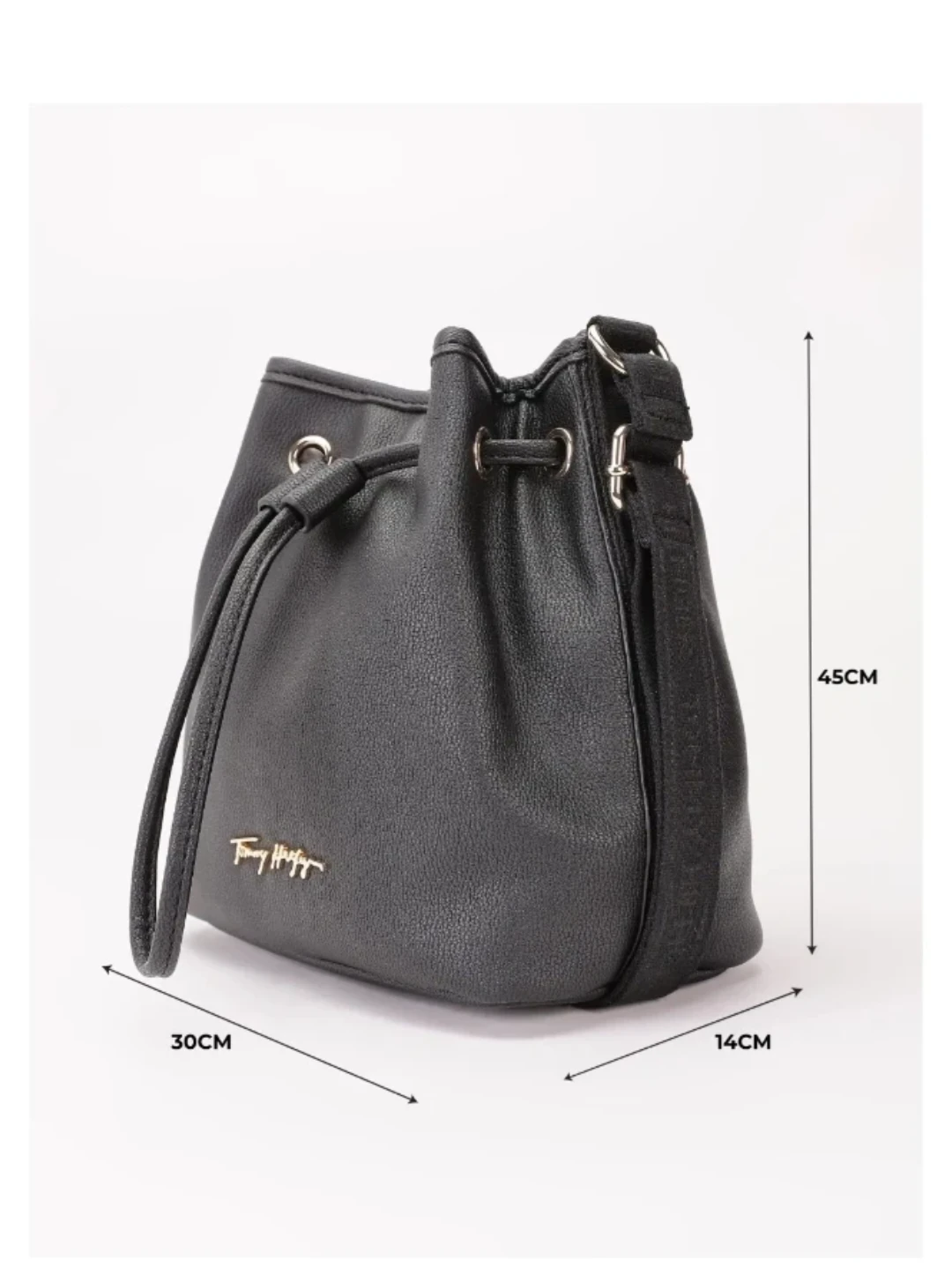 Tommy Hilfiger Black Bucket Bag - photo 5