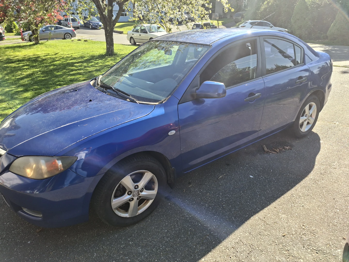 Blue Mazda 3 Sedan - photo 2