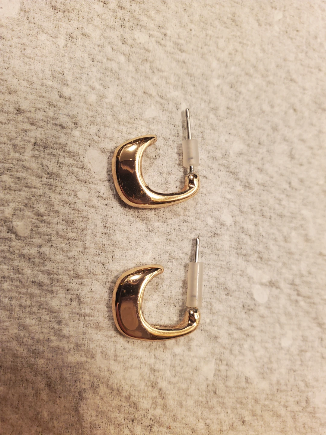 Gold Tone Hoop Earrings