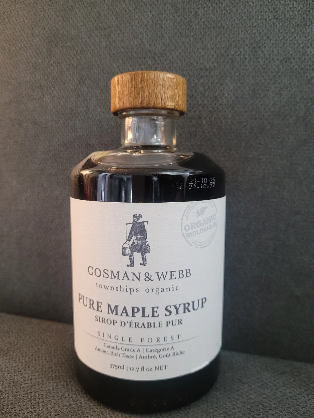 Cosman & Webb Organic Pure Maple Syrup