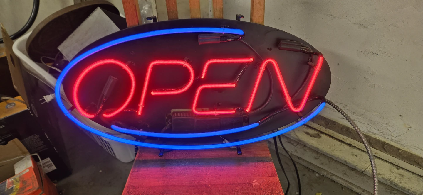 Neon Open Sign