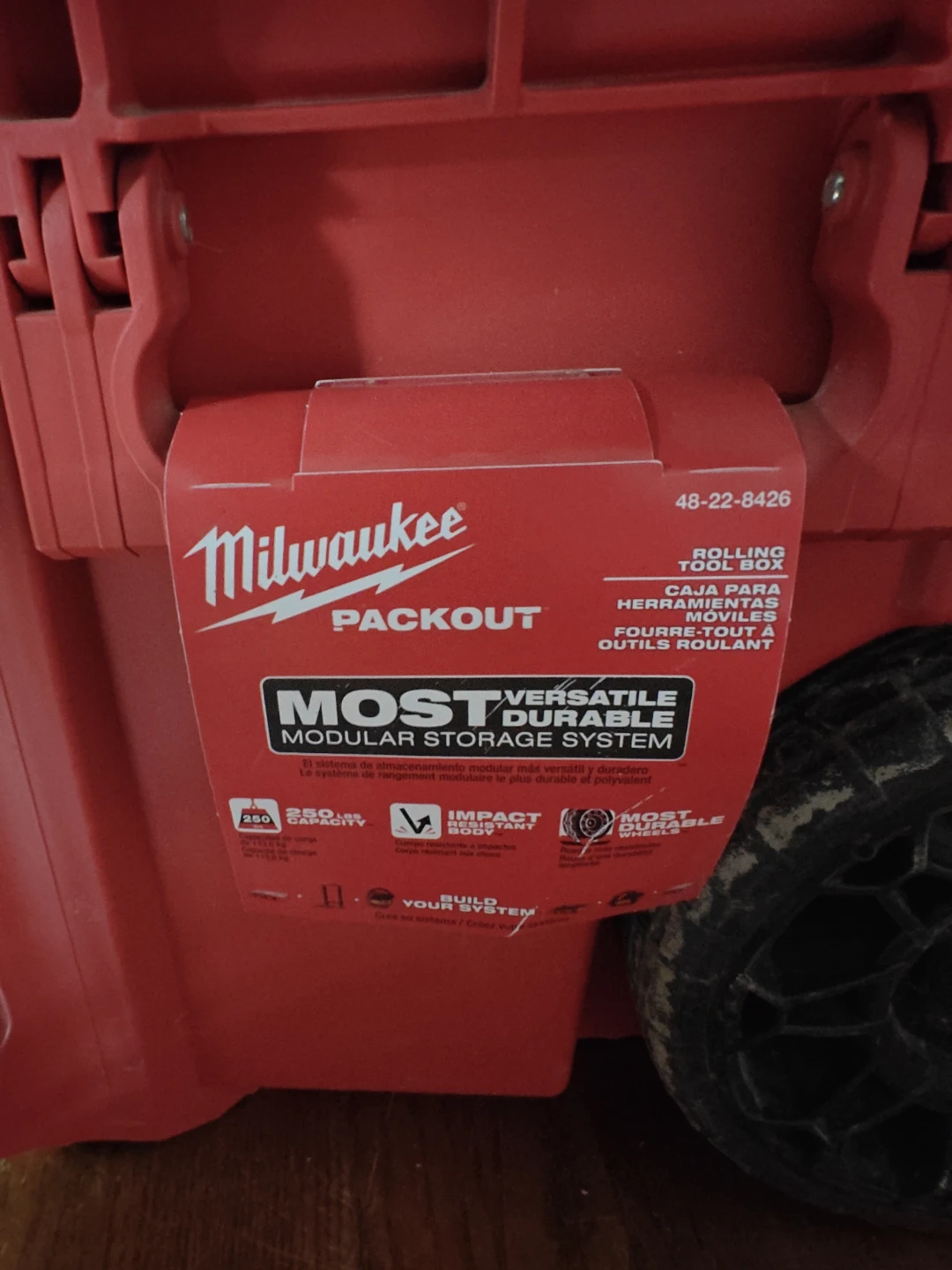 Milwaukee PACKOUT Rolling Tool Box - photo 5