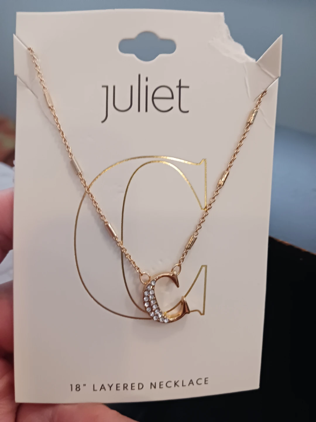 Juliet 18" Layered "C" Necklace - photo 2