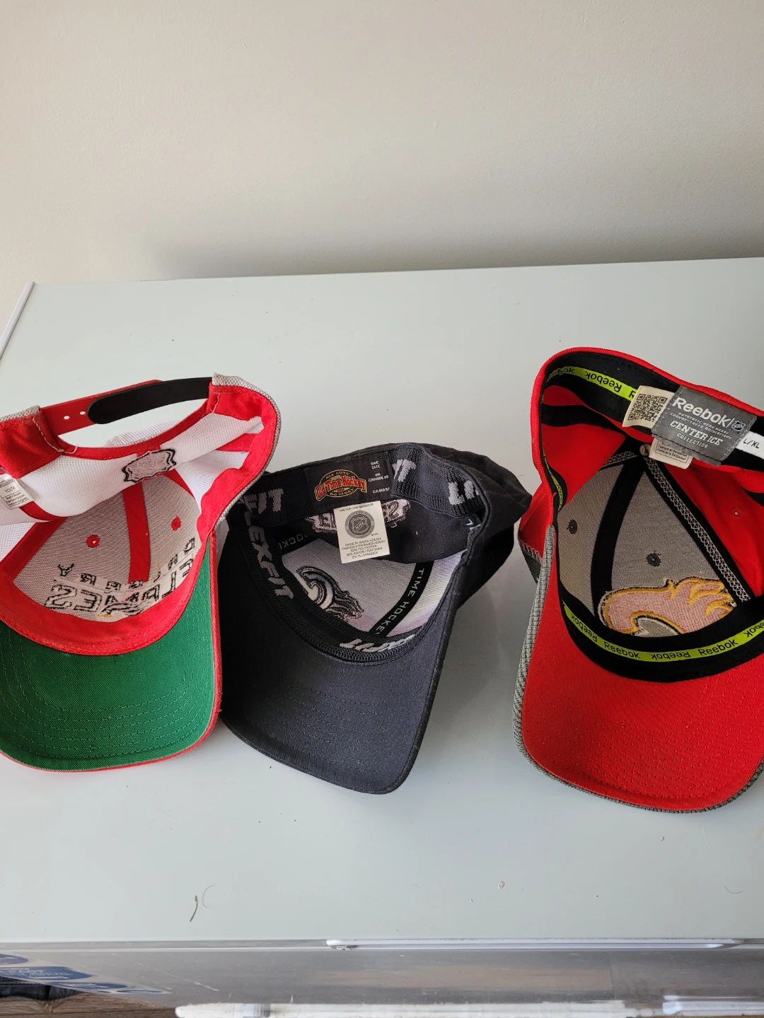 Calgary Flames & Toronto Maple Leafs Hockey Caps $10 each - photo 3