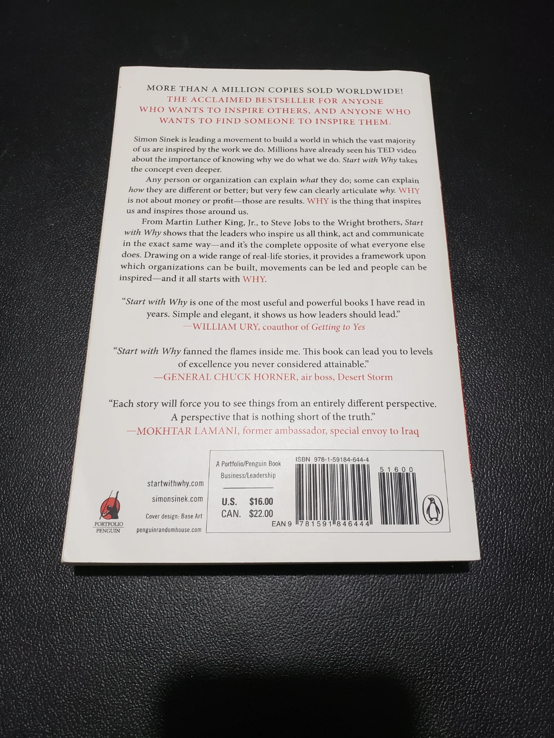 Start With Why by Simon Sinek Book - photo 2