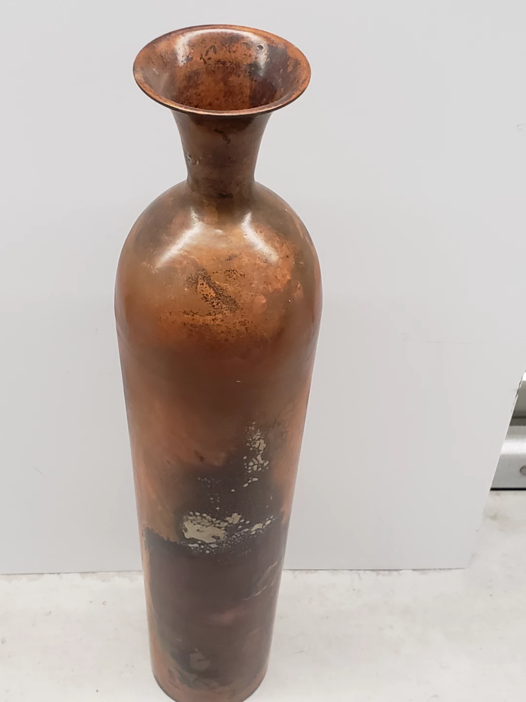 Tall Copper Vase