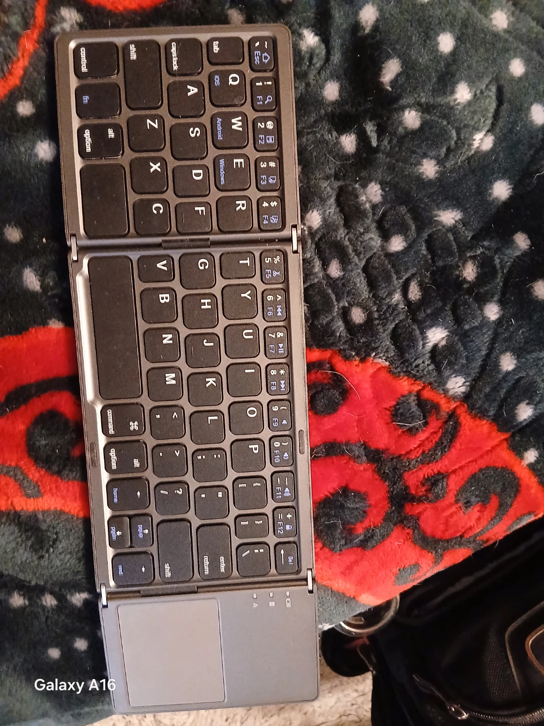 Foldable Bluetooth Keyboard with Touchpad