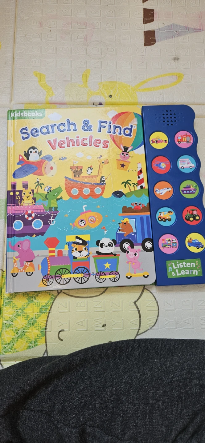 Kidsbooks Search & Find Vehicles Sound Book - photo 2