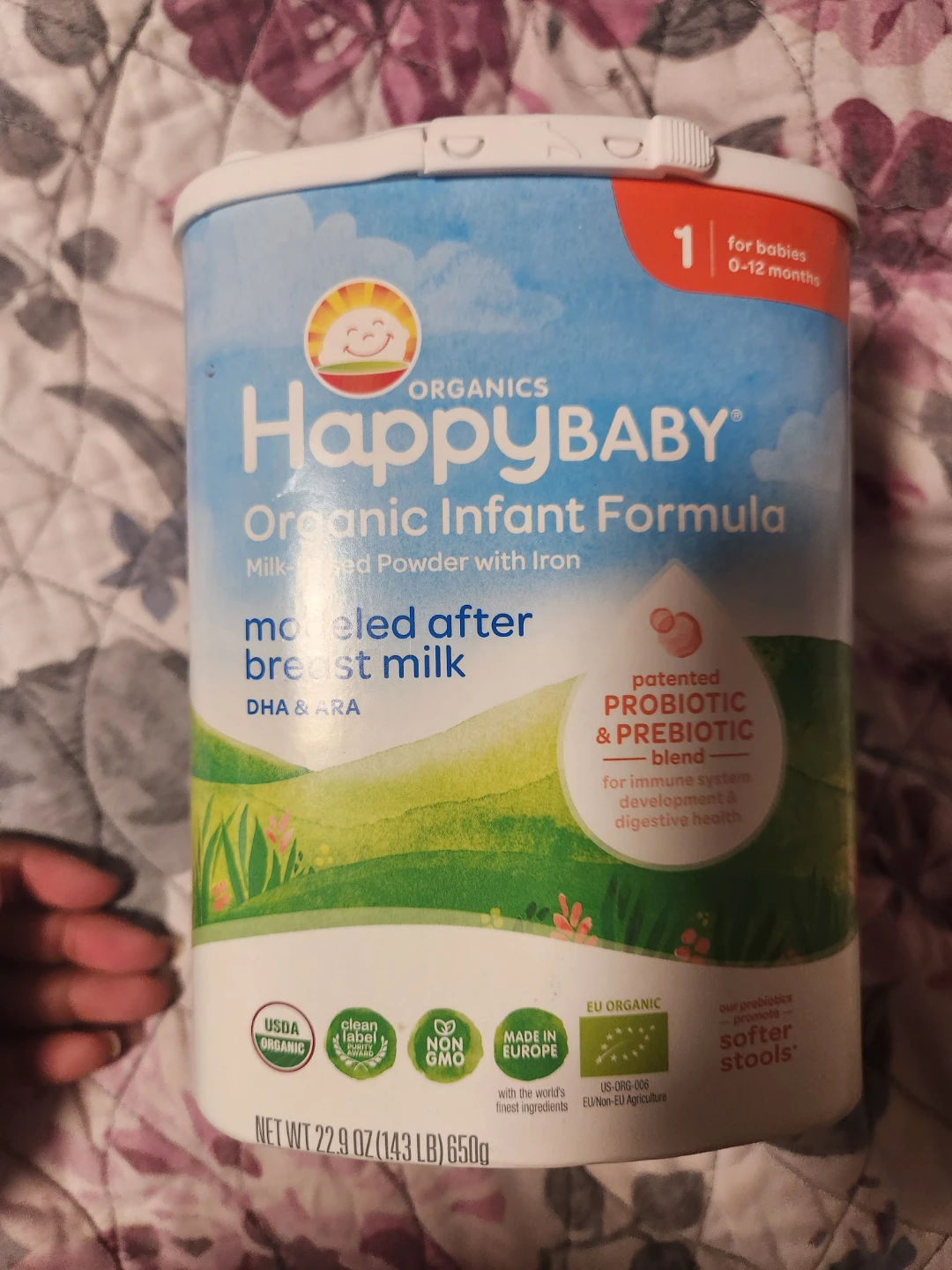 Happy Baby Organic Infant Formula - Milk-based Powder with Iron
