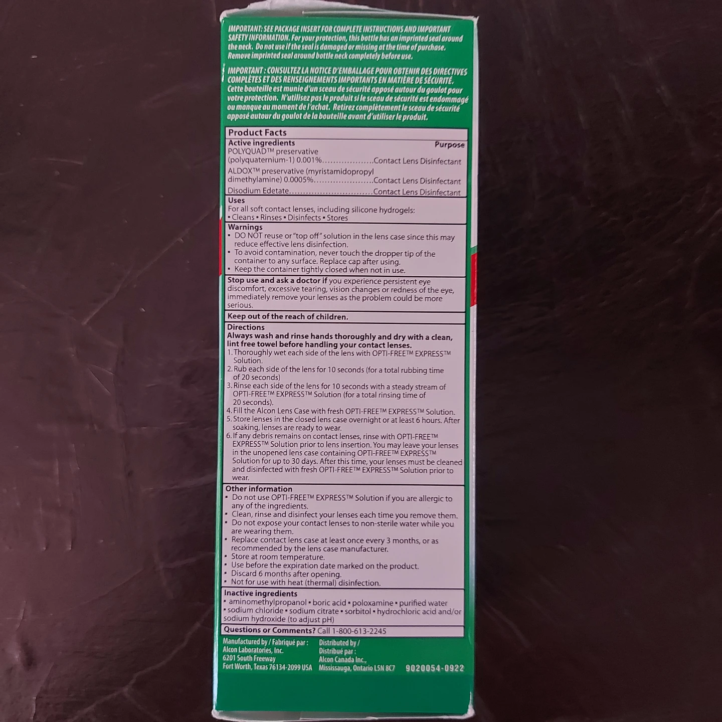 FREE - Opti-Free Express Solution 300mL - photo 2