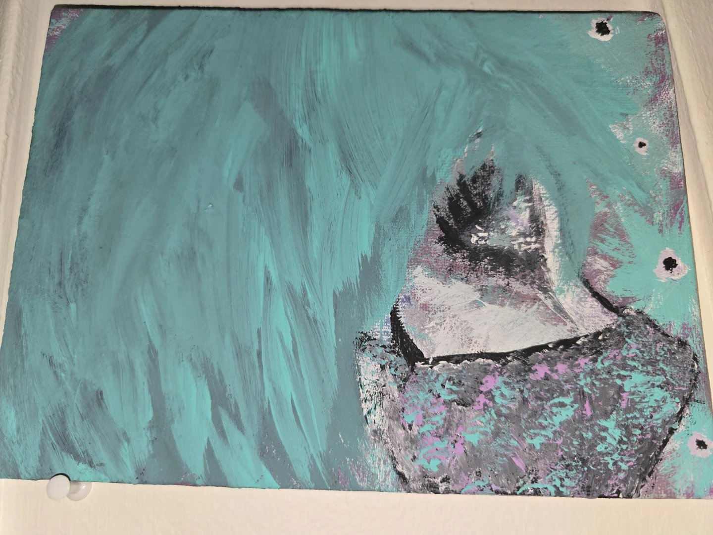Hand-painted Abstract Art
