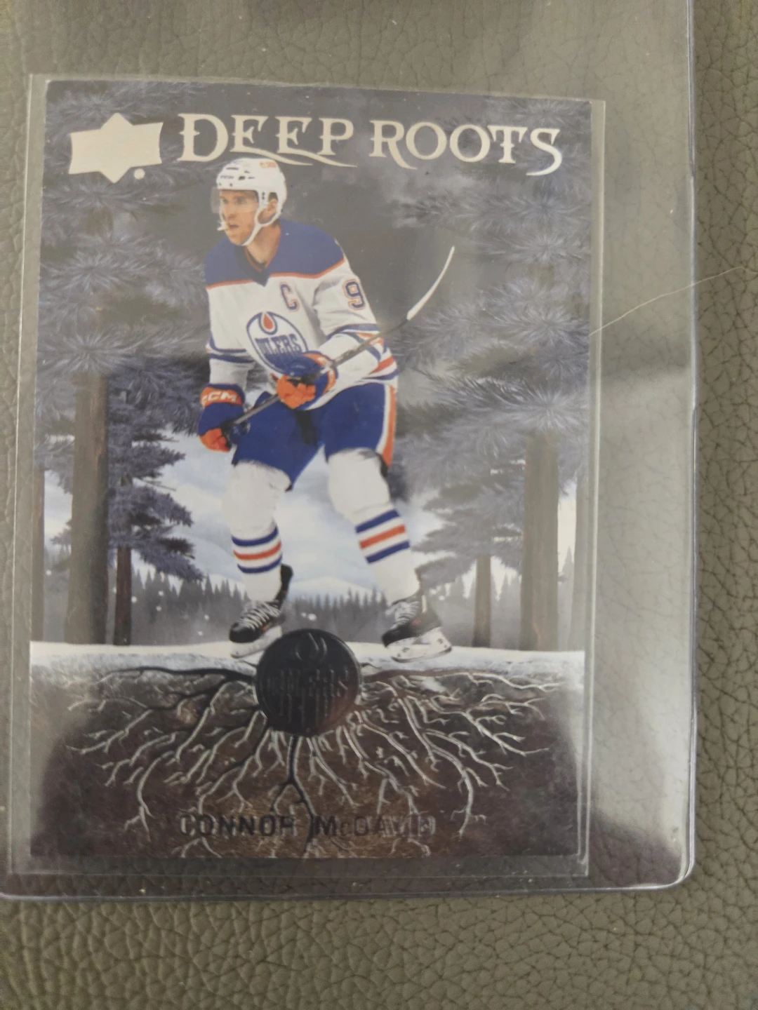 Upper Deck Connor McDavid "Deep Roots" Hockey Card DR-45