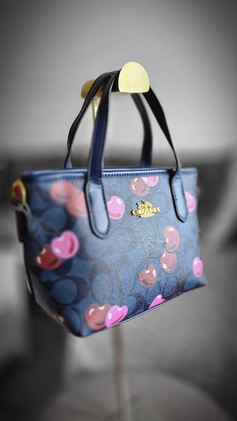 Coach Cherry Print Tote Bag