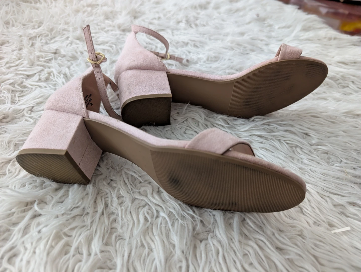 Harlow Women's Pink Suede Block Heel Sandals - photo 3