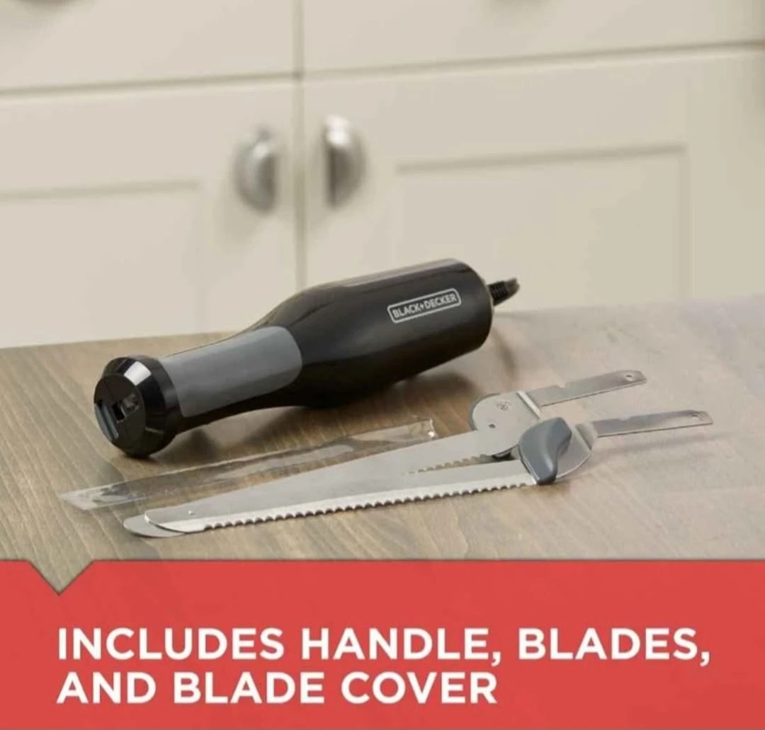 Comfort Grip Electric Knife with 7-Inch Stainles Steel Blades - photo 4