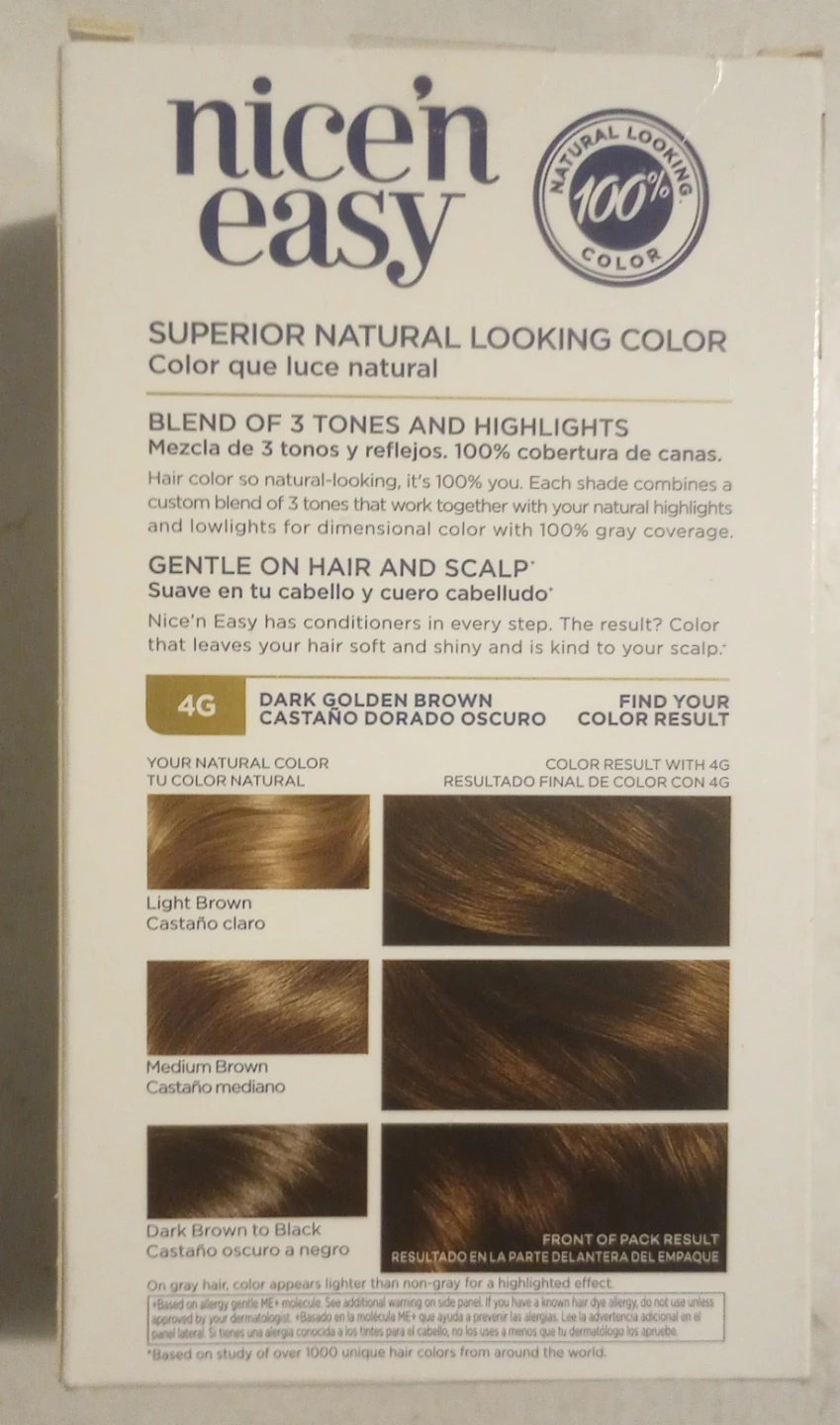 Clairol Nice & Easy Dark Golden Brown Haircolor - 2 for $8 - photo 2