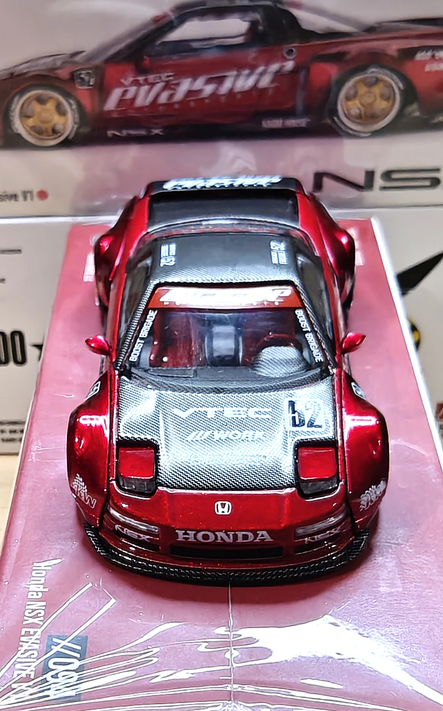 Kaido House x Mini GT Honda NSX Red 1/64 - photo 3