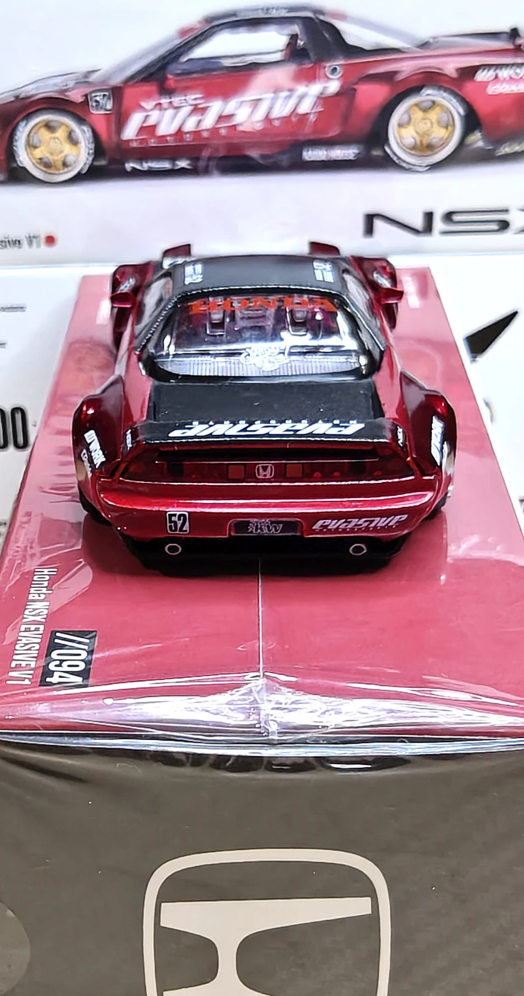 Kaido House x Mini GT Honda NSX Red 1/64 - photo 4