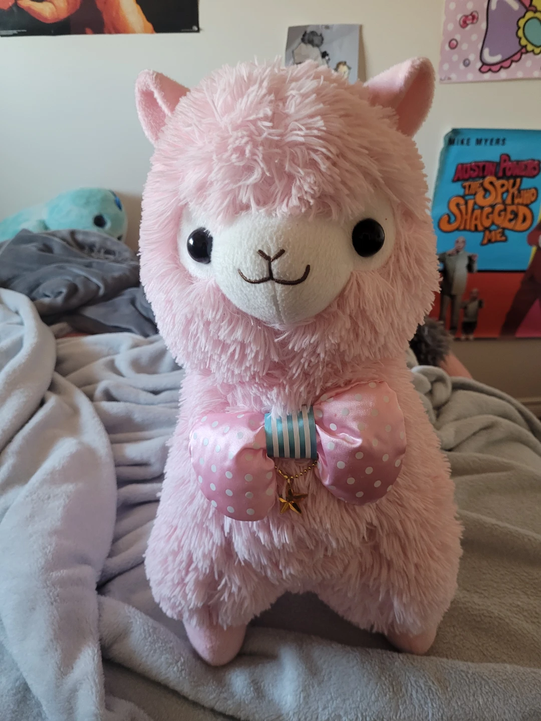 Pink Alpaca Stuffed Animal Plush Toy