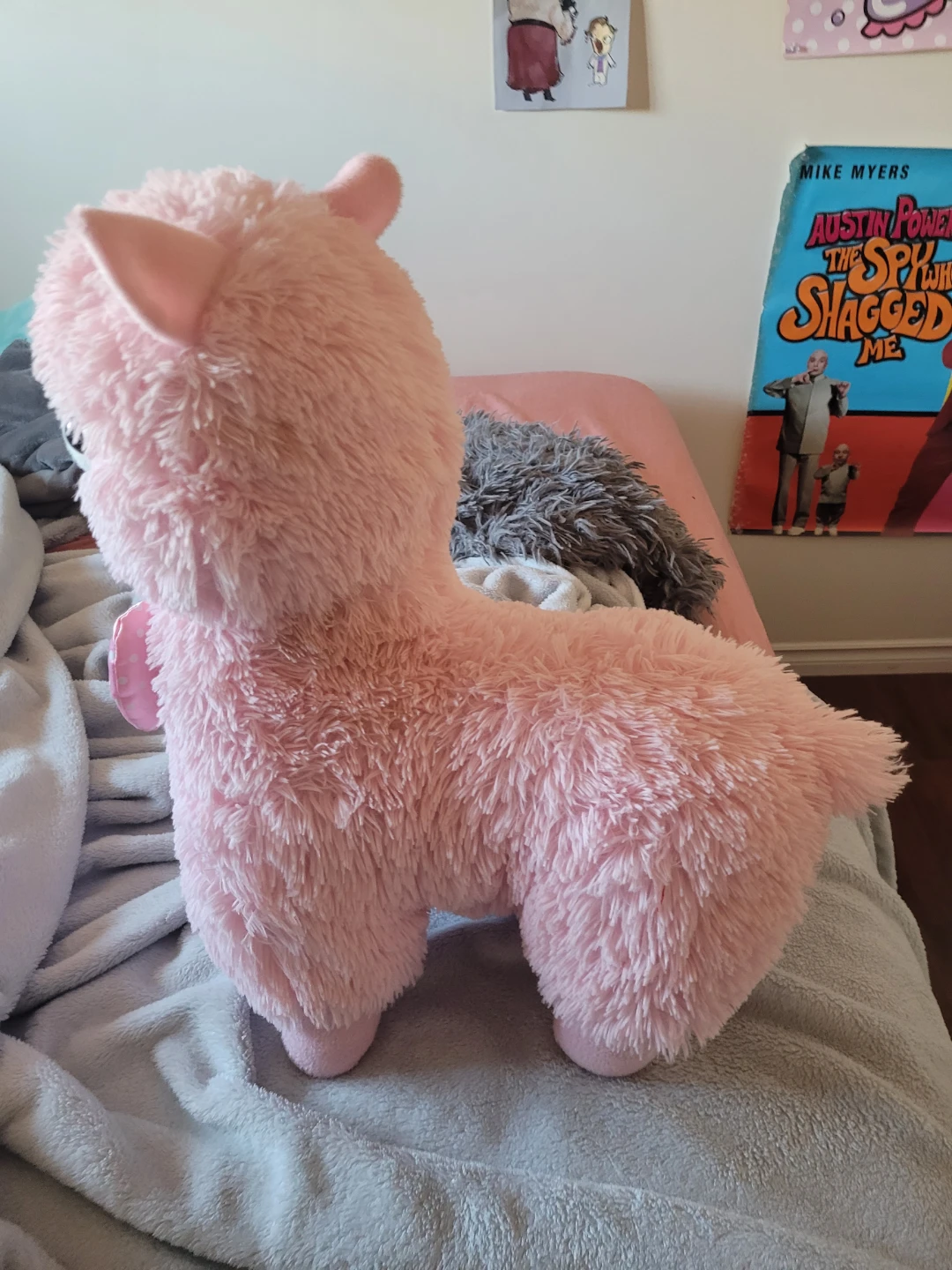 Pink Alpaca Stuffed Animal Plush Toy - photo 2