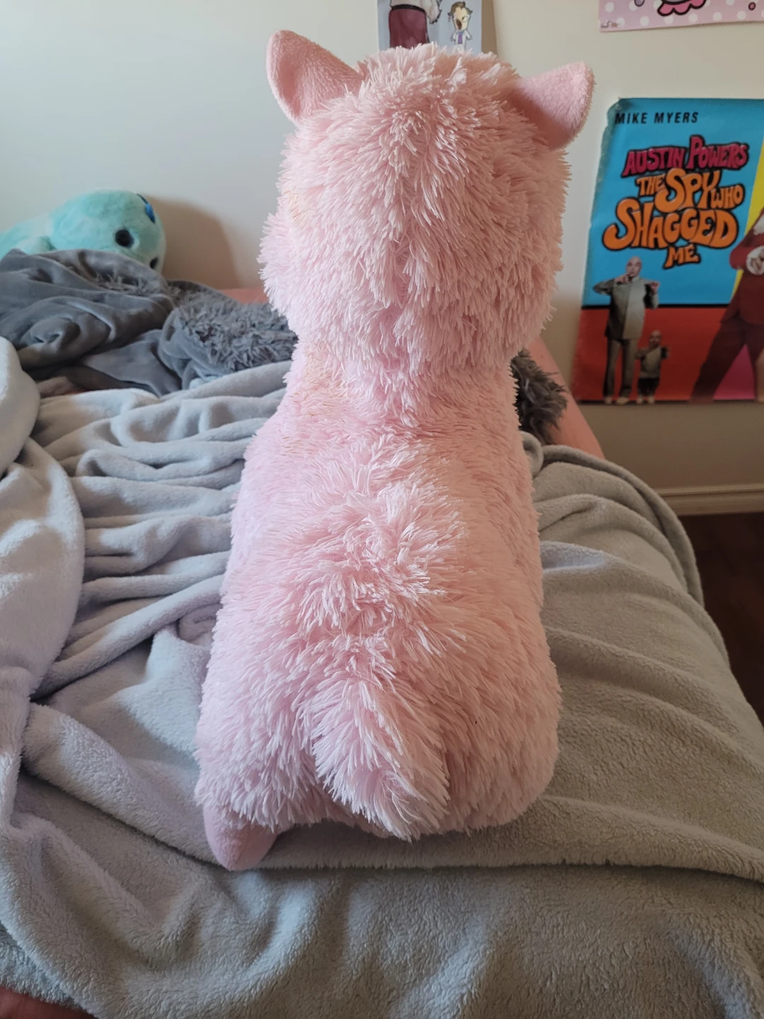 Pink Alpaca Stuffed Animal Plush Toy - photo 3