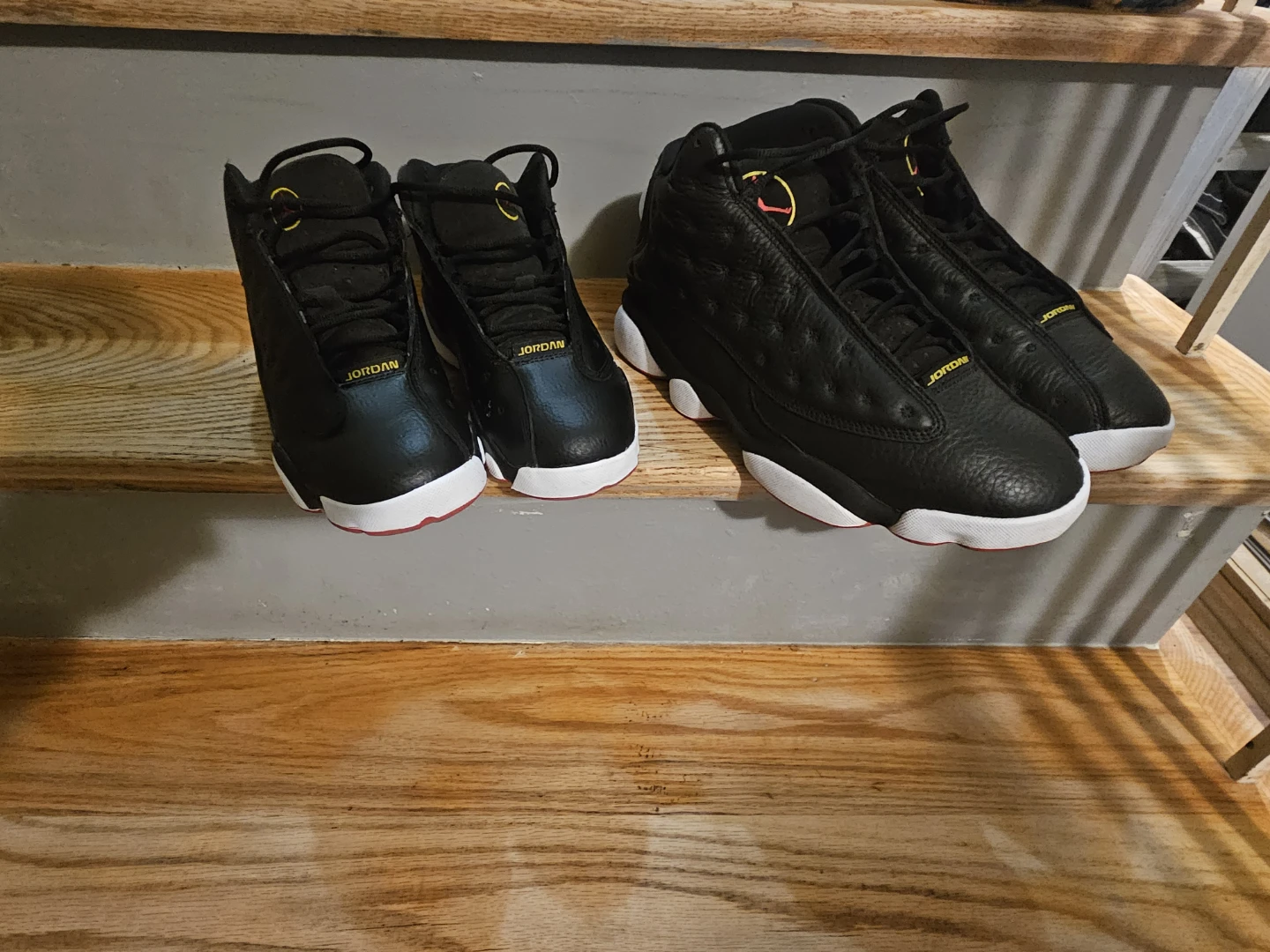 Black Jordan 13 Sneakers