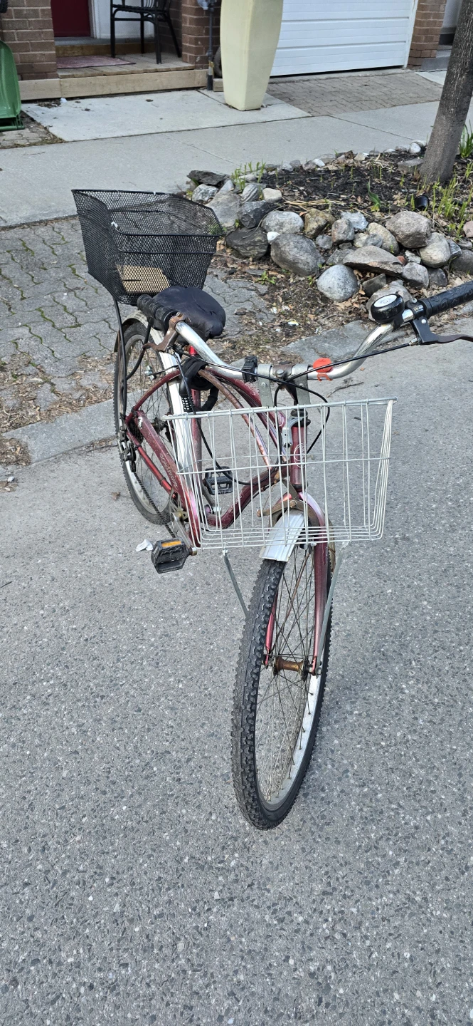 Cruiser Bicycle with Front and Rear Baskets - photo 3