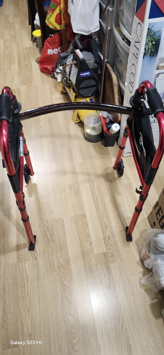 Drive Medical Red Folding Walker - photo 5