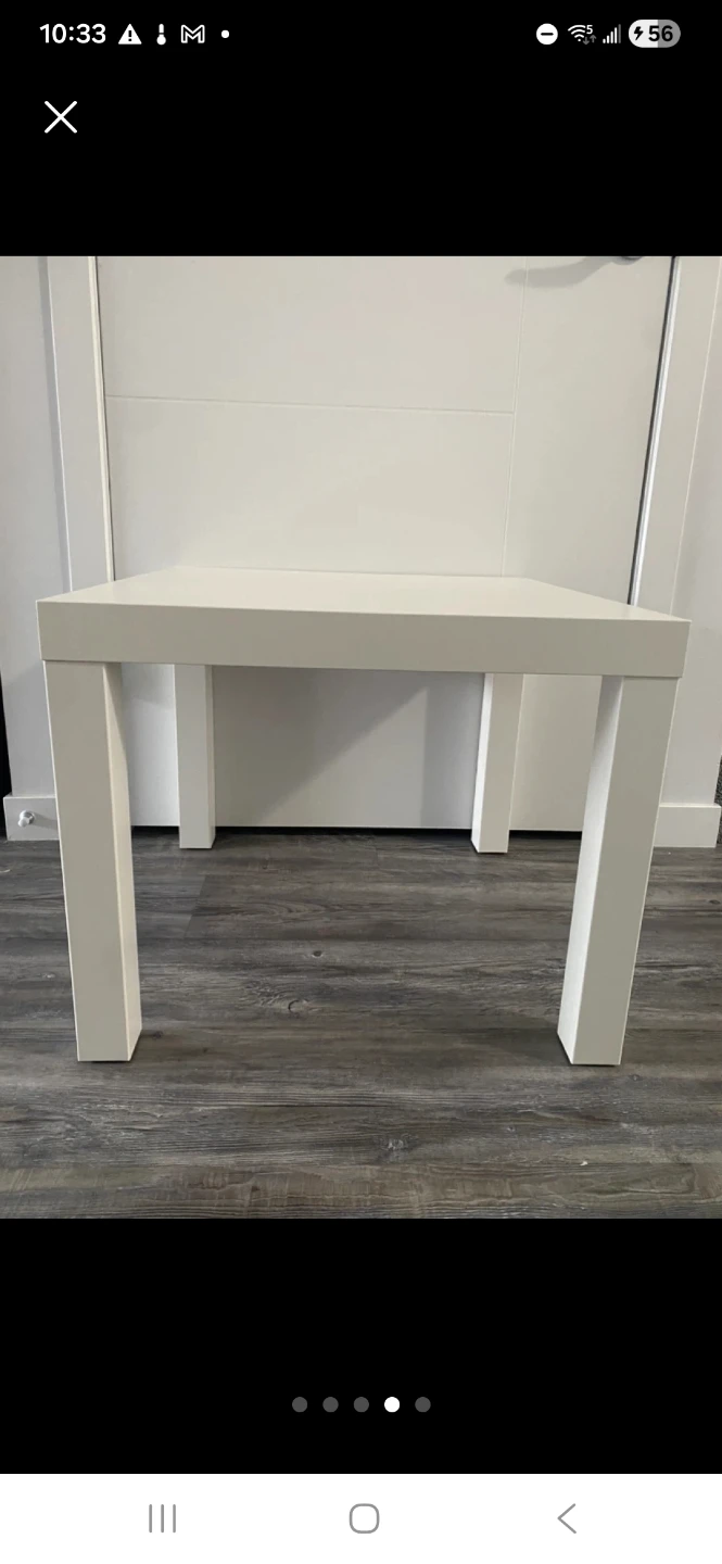 White Square Side Table ikea