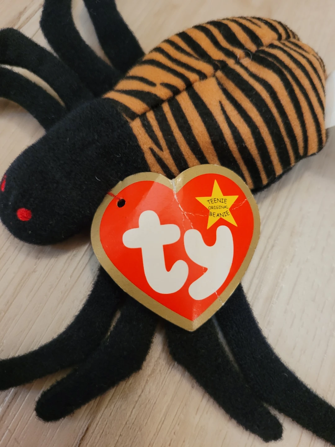 Ty Teenie Beanie Baby "Spinner" the Spider Plush - photo 5