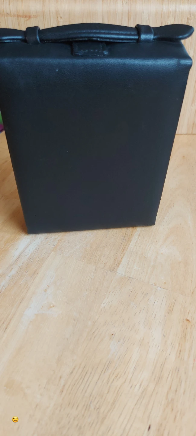 Black Faux Leather Jewellery Box - photo 2