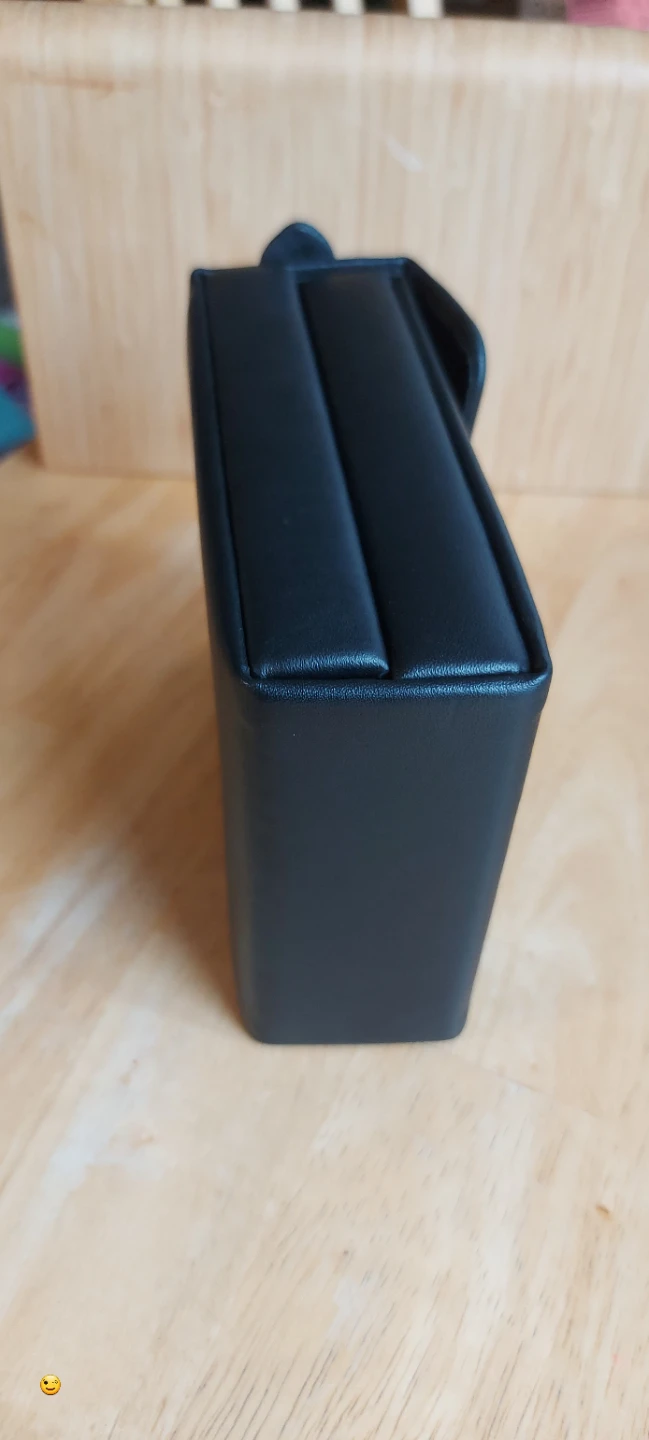 Black Faux Leather Jewellery Box - photo 3