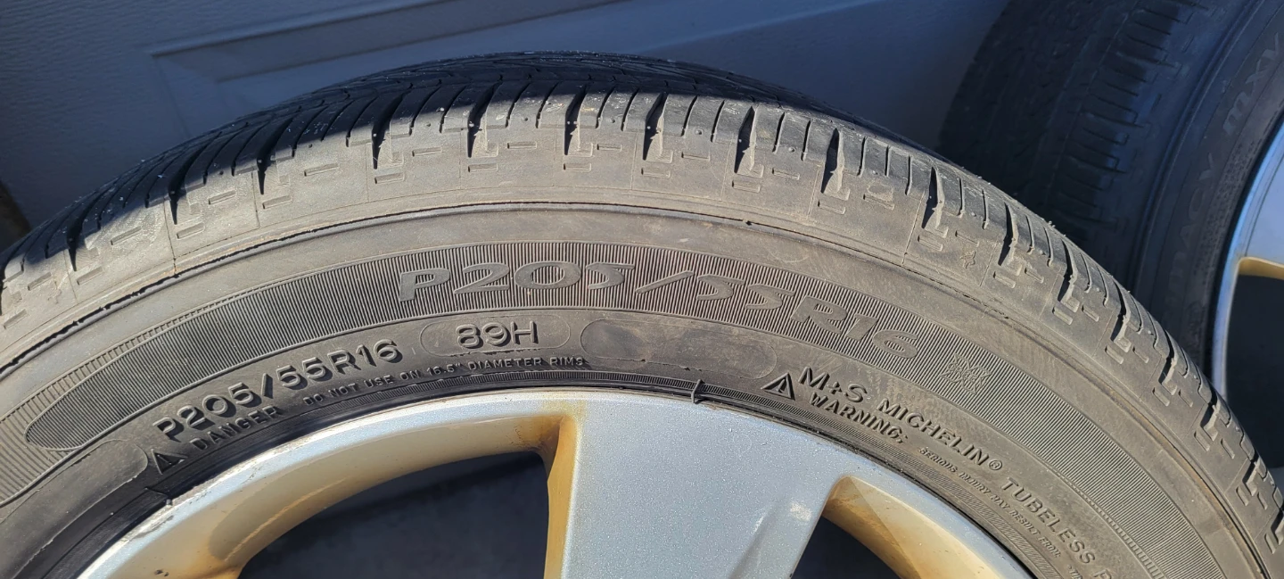 Michelin Primacy MXV4 205 55 16 aluminum rims - photo 4