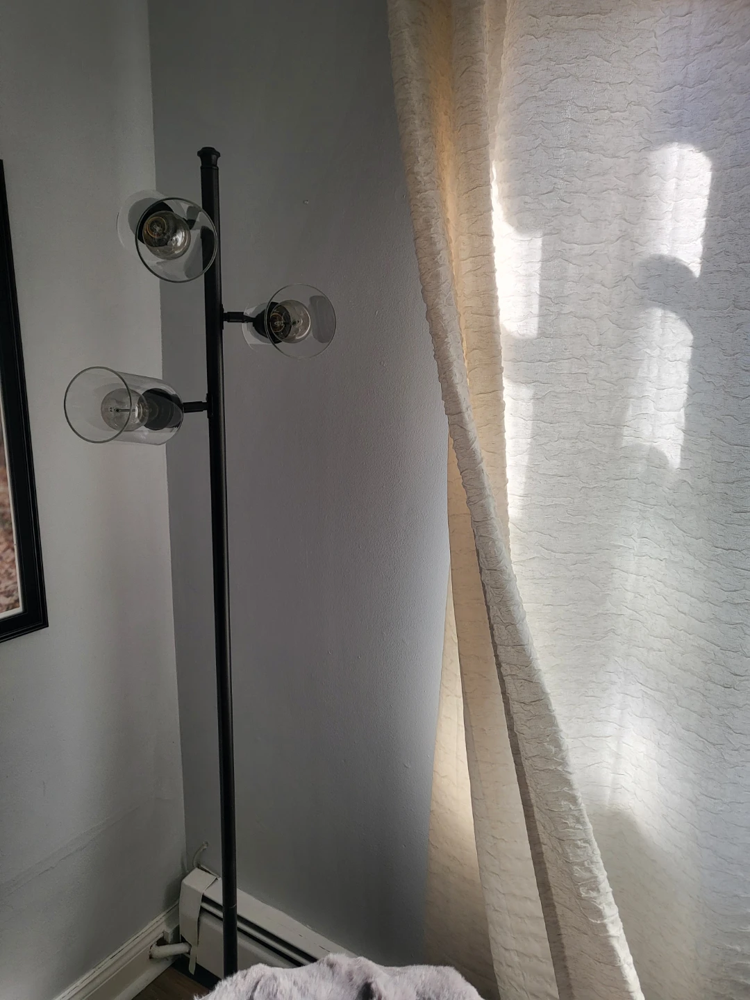 Modern Floor Lamp with 3 Glass Shades - photo 3