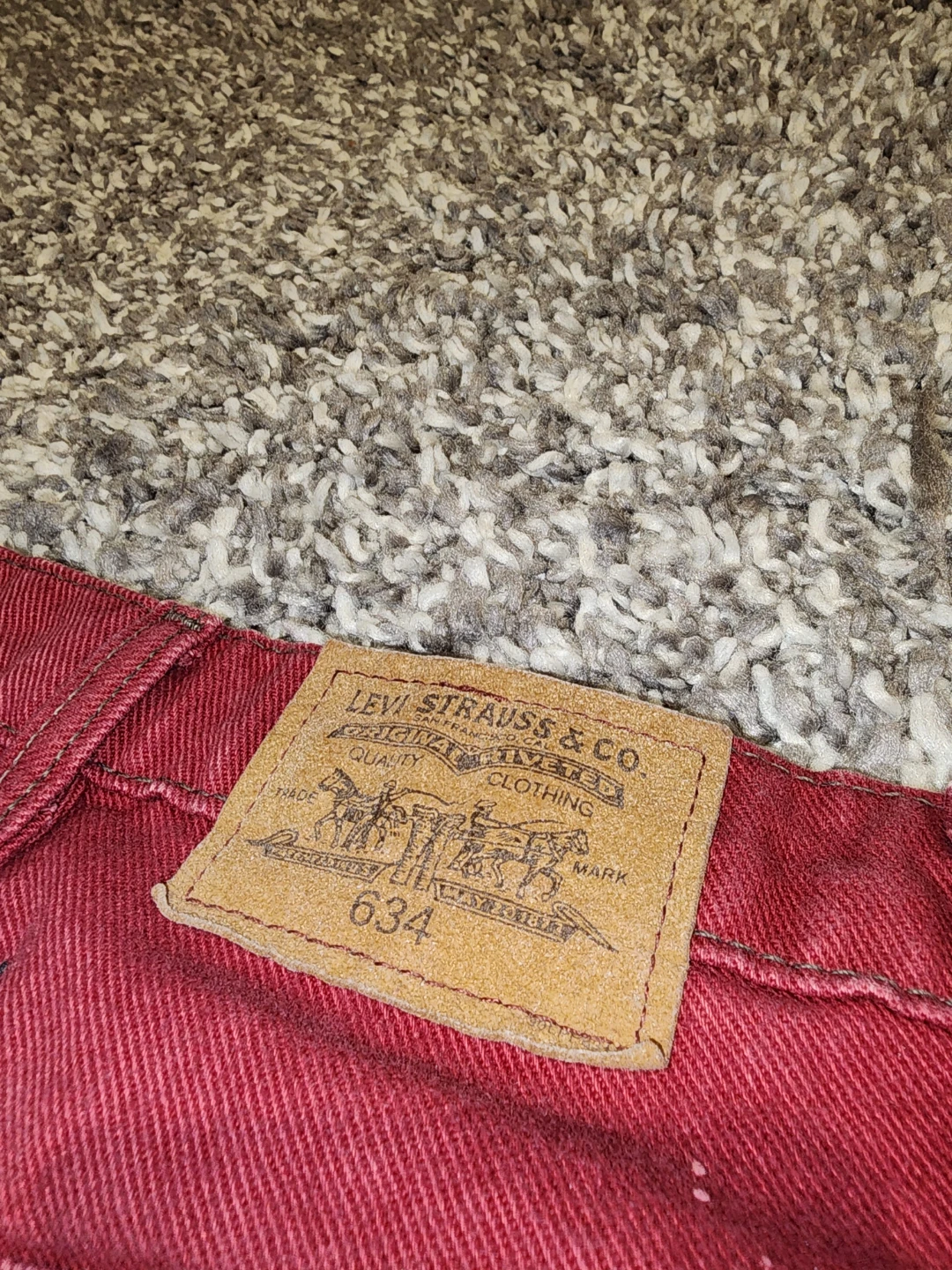 Levi's 634 Jeans - 38/32 - Red - photo 2